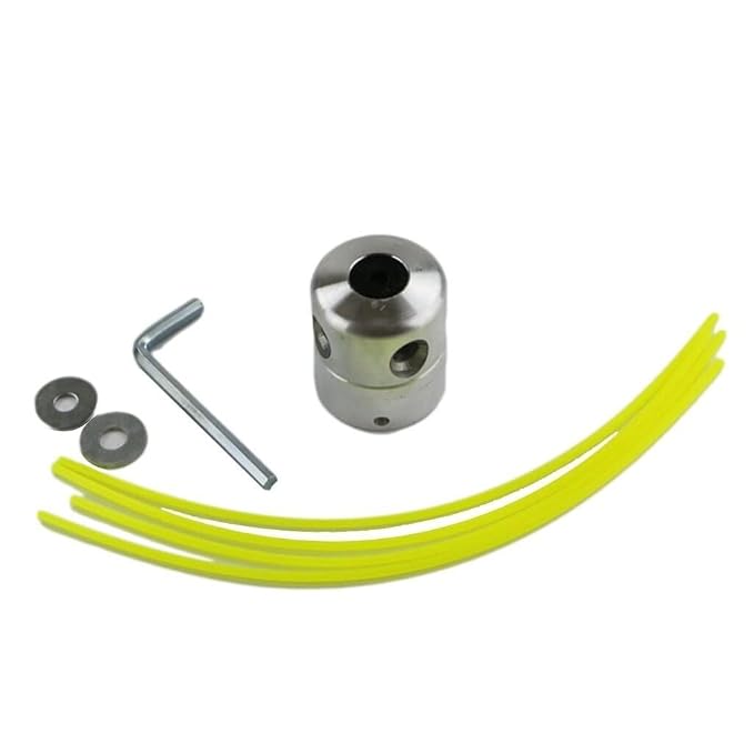 Vierfaden-trimmerkopf Aus Aluminiumlegierung – Universeller 26-mm-/28-mm-schaft-freischneiderkopf, Hochleistungs-schneidfaden-zubehör Für Rasenmäher Und Gartenscheren – 3-teilig