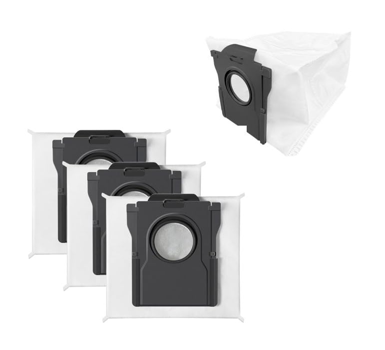 4 Staubbeutel Für Dreame L10s Pro Ultra Und L10s Ultra Gen 2 Staubsauger – Ersatzteilset – Hervorragende Filtration – Großes Fassungsvermögen – Reinigungszubehör