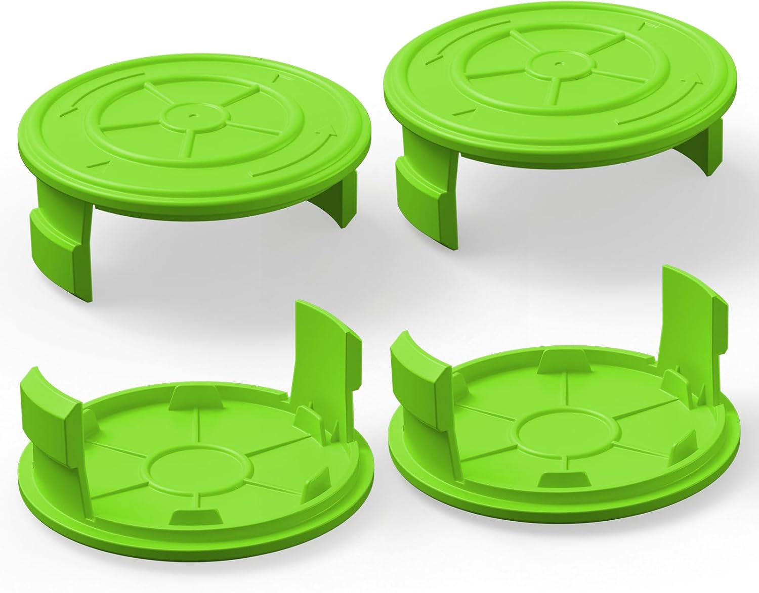 4er-pack Spulenkappen Für Akku-rasentrimmer Greenworks 21332 Und 21342 (24 V–80 V)