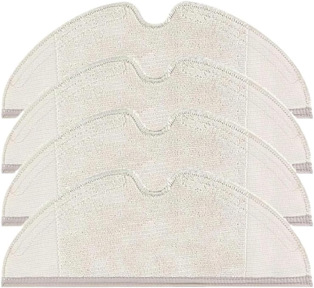 4-teiliges Wischmopp-set Aus Waschbarer Und Wiederverwendbarer Mikrofaser Für Staubsauger Dreame D9, D9 Pro, D9 Max, F9, F9 Pro Und L10 Pro