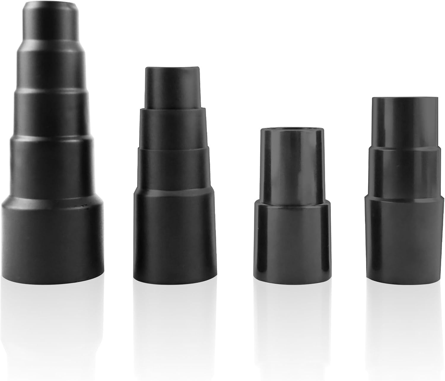 4-teiliges Saugschlauch-adapterset Für Pools, 1,5 Bis 1,375 Bis 1,25 Bis 1,125 Zoll, Anschlüsse 25/30/34 Bis 42 Mm, Für Nass- Und Trockenreinigung