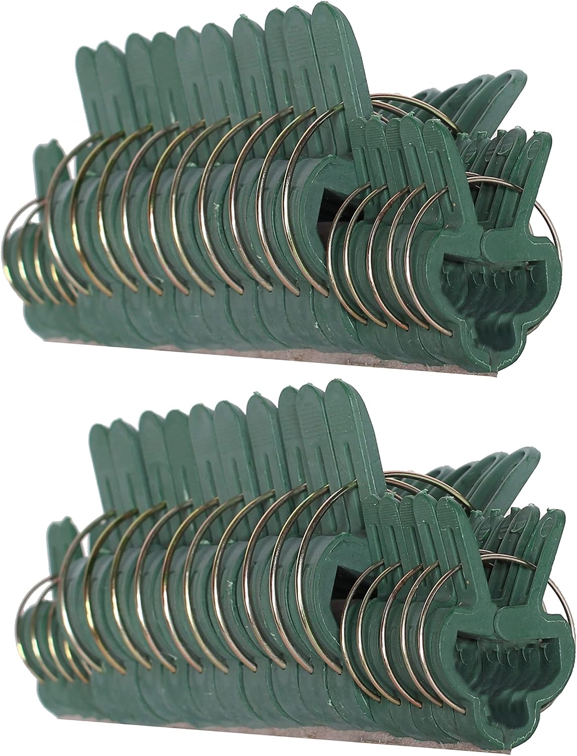 Pflanzenclips 20 Kleine + 20 Große Grüne Hebelringclips Für Sanfte Gartenarbeit Mit Pflanzen Und Blumen, Zum Stützen Und Begradigen Von Stängeln Und Ranken