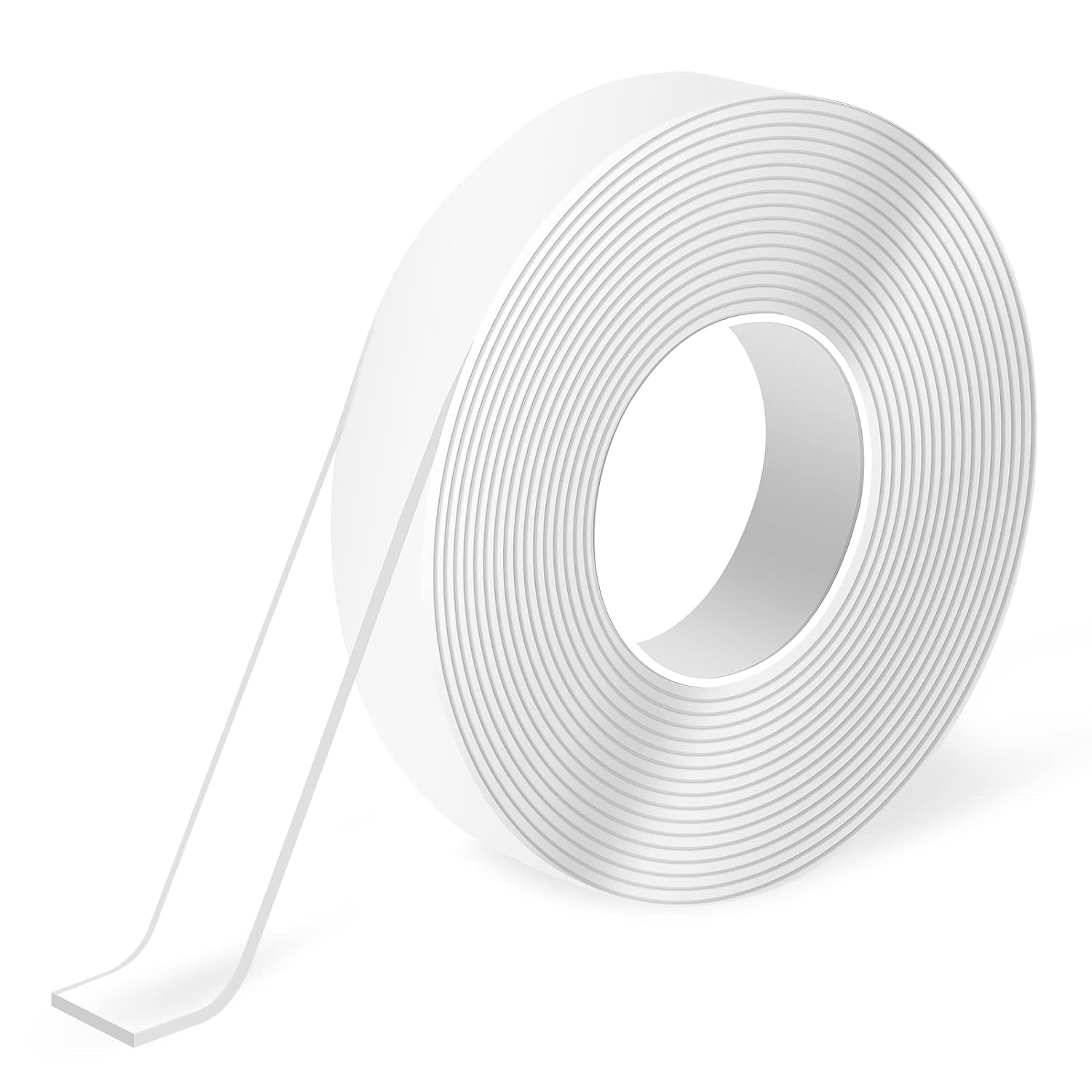 5 Rollen Hochbelastbares, Doppelseitiges, Extra Starkes Klebeband, Waschbar, Wiederverwendbar, Transparent (2,5 M X 3 Cm X 0,5 Mm)