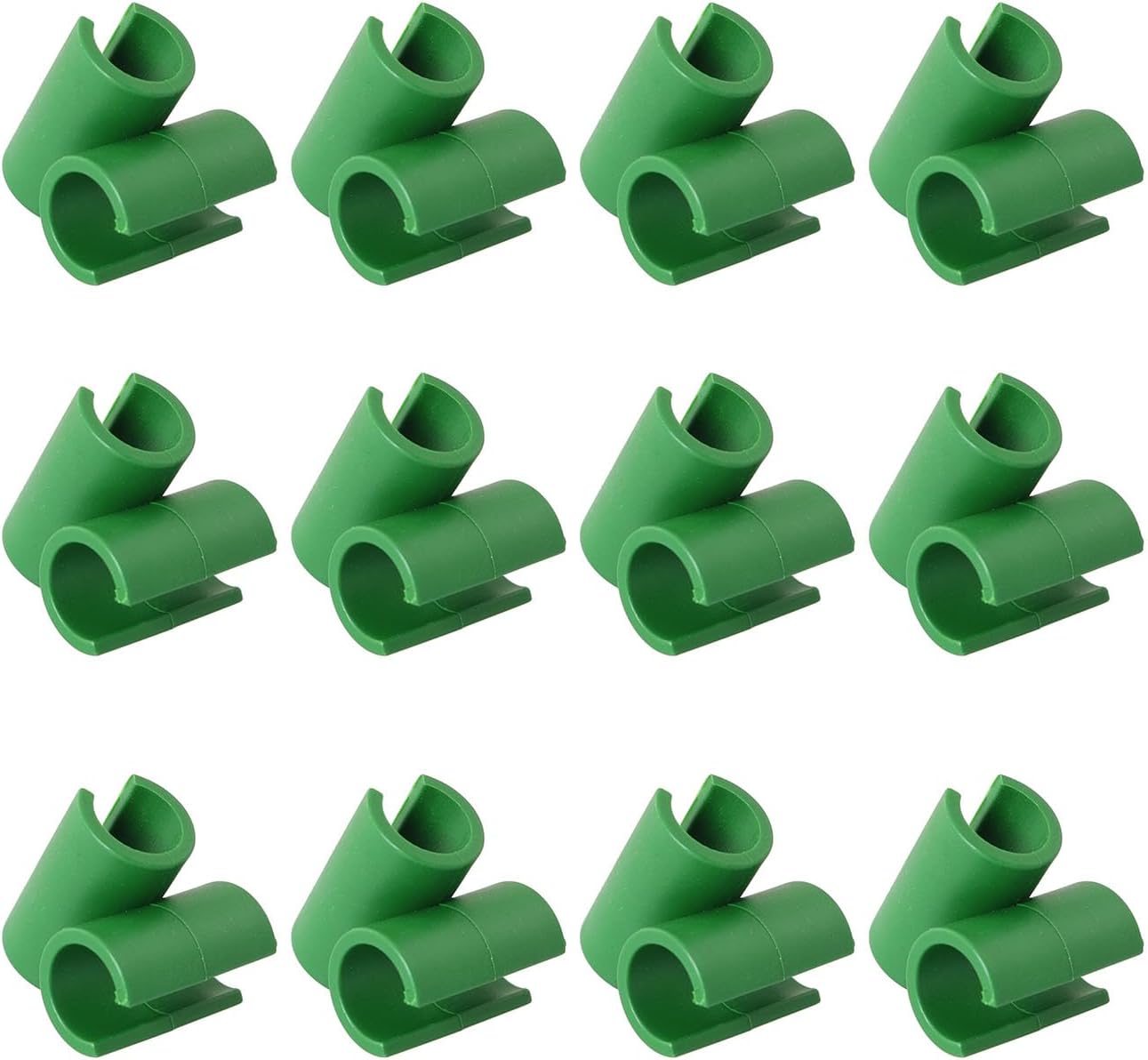 50 Stück Gartenkreuzclips, Kunststoff-pflanzenstützbefestigungsverbinder, Geeignet Für 20-mm-gartenpfostenbefestigungsclips, Pflanzenstümpfe
