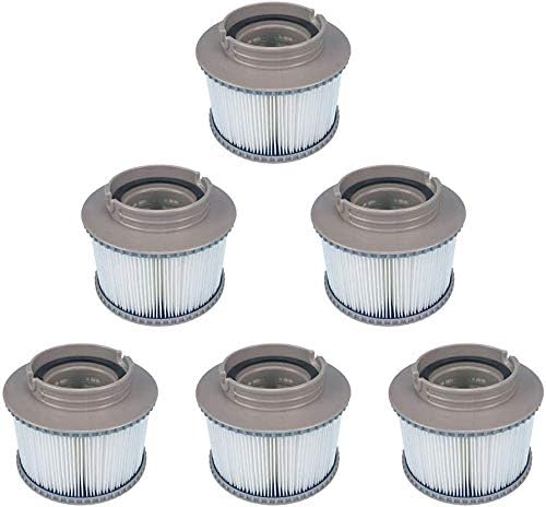 6 Filter, Geeignet Für Den Aufblasbaren Pool Mspa Fd2089, Ersatzfilterkartuschen Für Aufblasbare Pools Zu Hause, Am Strand Und Im Badezimmer