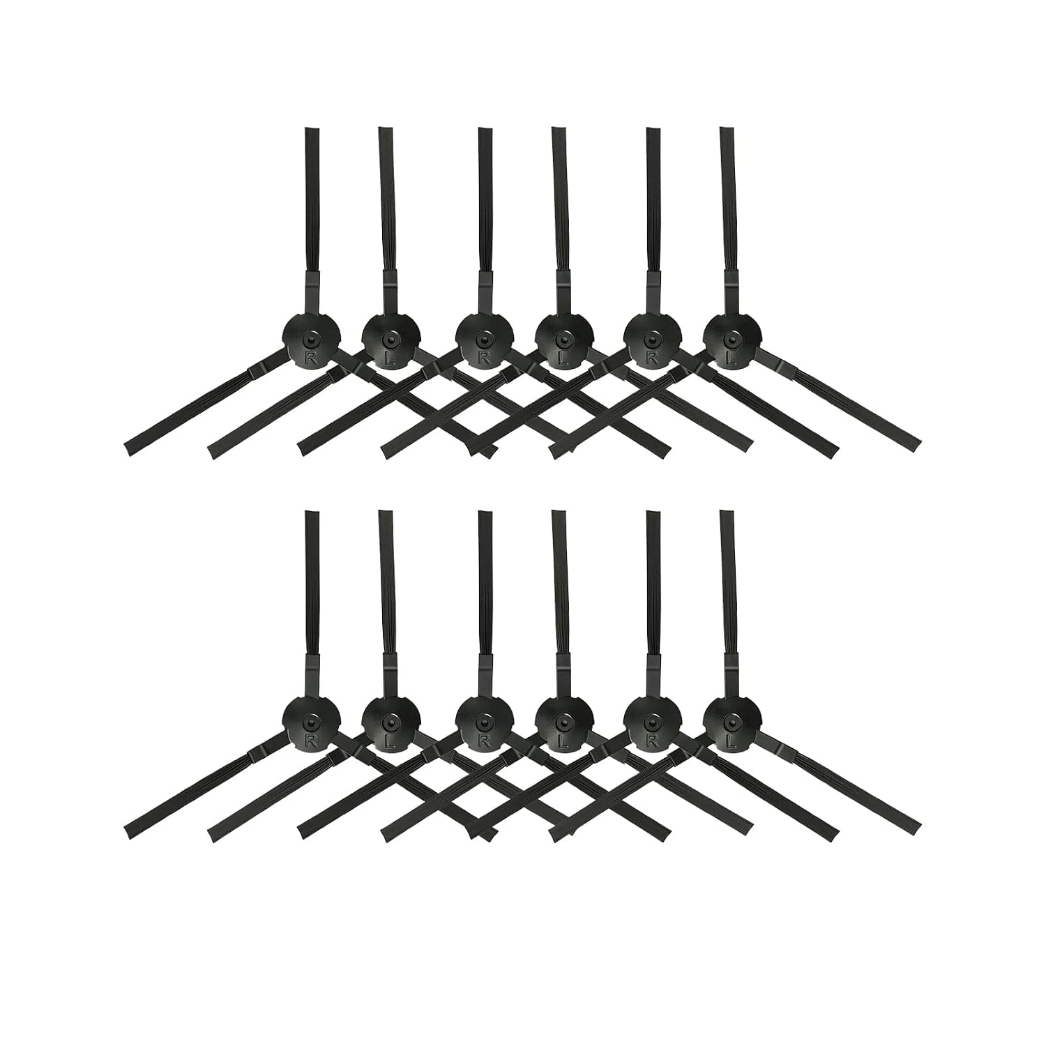 Paar Seitenbürsten-ersatzteile, Kompatibel Mit Ilife V3, V3s, V5, V5s Pro, V50, V55, V3spro Und V5spro Saugrobotern