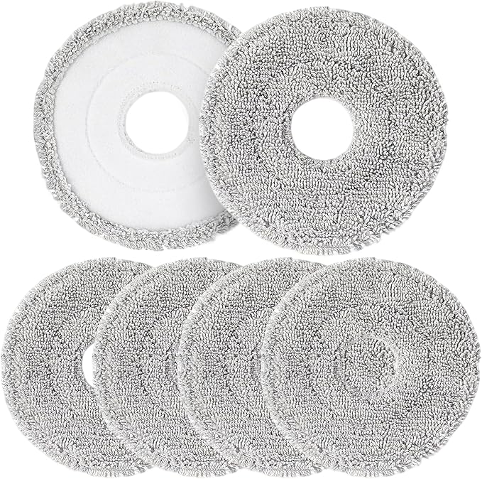 Mikrofaser-wischmopp-pads, 6er-pack, Für Dreame L40, L10s, L20 Ultra, X40, L10s Pro Heat, L10s Plus, X30 Ultra, X40 Master, L10 Gen2 Saugroboter