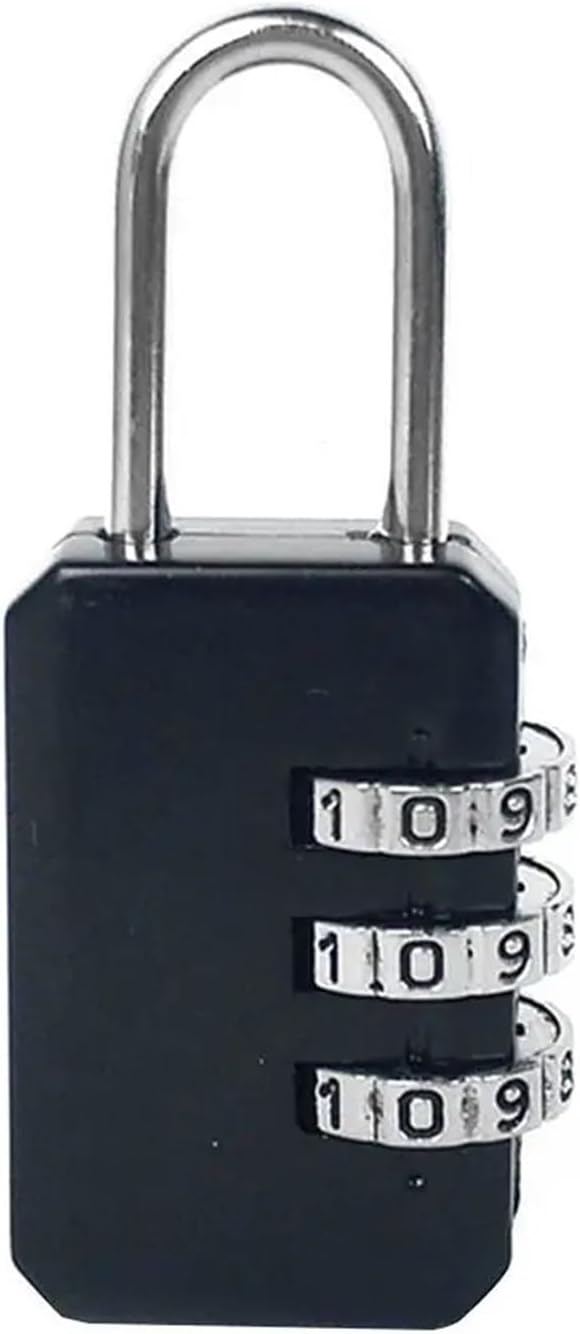 (schwarzer) Rucksack Mit Reißverschluss Und Zahlenschloss