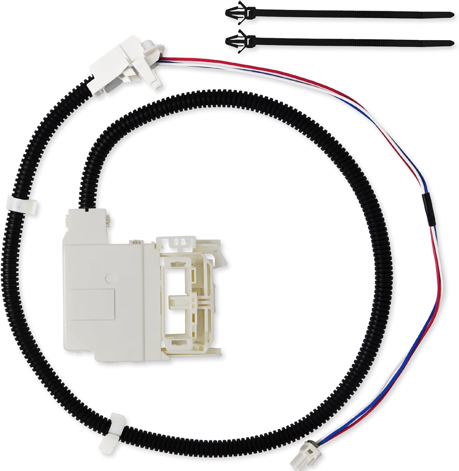 Wh08x32657 Wh08x31222 Schloss Und Kabelbaum Für Waschmaschinendeckel Von Ge, Ersetzt 4963152 Ap7033485 Ps16619254 Eap16619254 Pd00070146