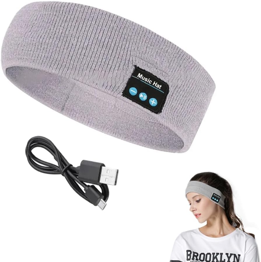 Kabellose Bluetooth-sportkopfhörer Mit Bügel – Ultradünner Hd-stereo-lautsprecher – Ideal Zum Schlafen, Trainieren, Joggen, Yoga, Bei Schlaflosigkeit Und Auf Flugreisen
