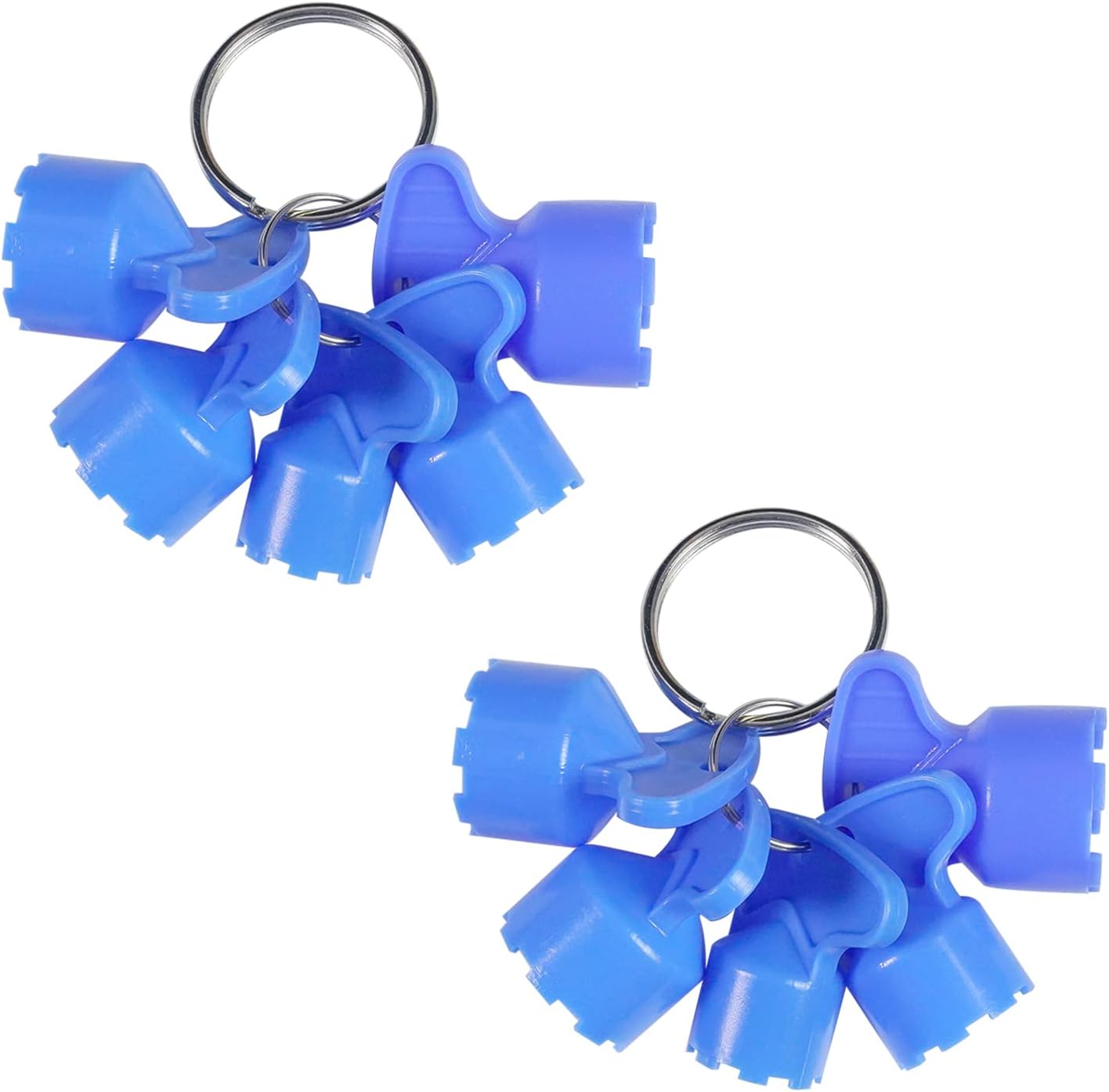 10-teiliges Set Mit Entlüfterschlüsseln Und Aufbewahrungsring – Ausbauwerkzeug Für Armaturen Der Größen M16,5, M18,5, M21,5, M22,5 Und M24