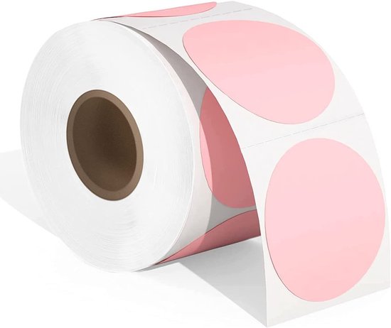 750-blatt-rolle 2-zoll-thermopapier, Rosa, Leere Datums- Und Adressetiketten