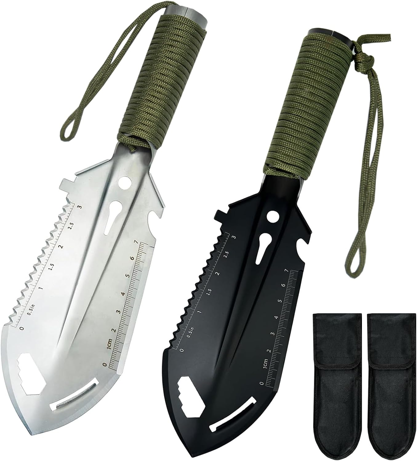 2er-pack 9-in-1 Mini-überlebenshacke – Ultraleicht & Kompakt – Perfekt Zum Wandern, Campen Und Für Survival-tourismus