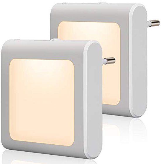 Led-nachtlichter Mit Automatischem Dämmerungssensor Sorgen Für Sanftes Licht In Fluren, Schlafzimmern, Kinderzimmern, Küchen Und Treppenhäusern.
