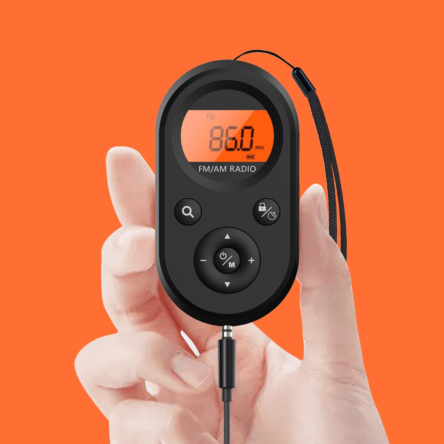 Tragbares Am/fm-radio, Taschenradio, Wiederaufladbar, Bester Empfang, Lange Akkulaufzeit, Stereo-kopfhörer, Kleines Digitales Transistorradio.