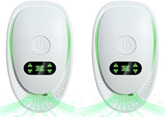 2er-pack Weiße, Steckbare Luftreiniger Mit Negativ-ionen-technologie, Kompakte Lufterfrischer Für Schlafzimmer Und Badezimmer