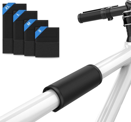 Rahmenschutz Für Fahrräder, 4er-set, E-bike-zubehör, Für Carbonfaserrahmen, Neopren-rahmenschutz, Ersatz-kettenschutz, Schwarz