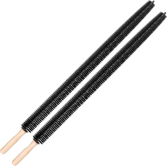 2-teilige, Weiche Reinigungsbürste, Flexibel, 75 Cm, Für Waschmaschinen, Klimaanlagen Und Kühlschränke – Schwarz
