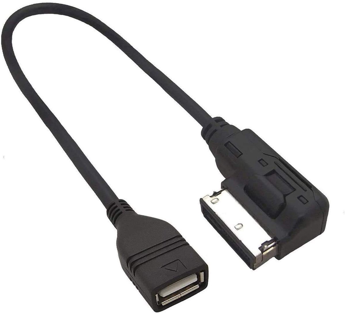 Usb-audiokabel-adapter Für Autoradios Und Cd-player, Audi/volkswagen Media Interface (mdi) & Music (ami), Verbindet Speichermedien Mit Dem Anschluss, Schwarz