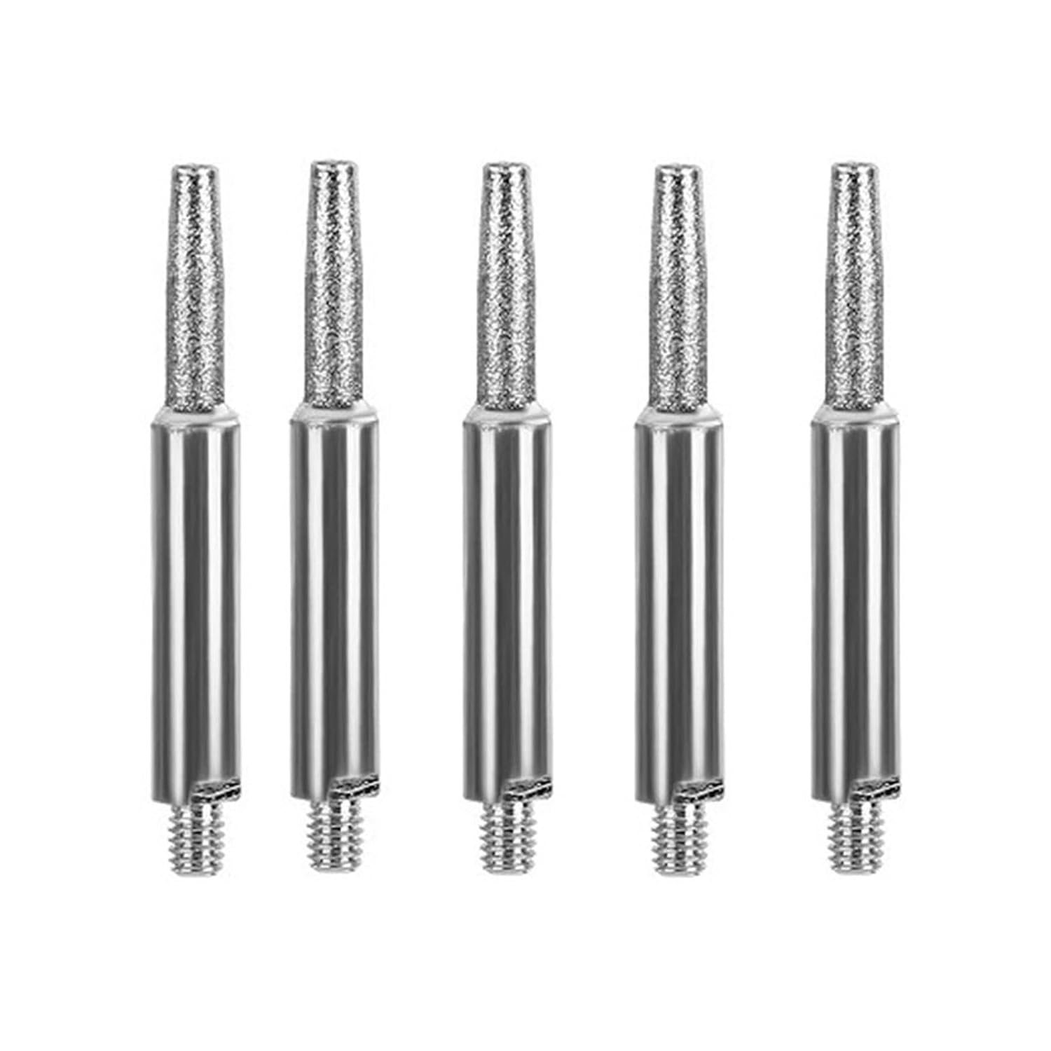Kettensägenschärfer Mit Zylindrischen Klingen, 5-teiliges Set, Kurbelschleifkopf, Kettensägenkettenschleifvorrichtung (4,0 Mm)