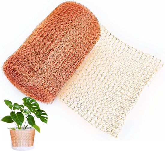 Kupferband Gegen Schnecken – 12,7 Cm X 3 M – Kupfernetz – Kupferdraht Gegen Schnecken – Kupfer-schneckennetz Zum Schutz Des Gartens – Orange