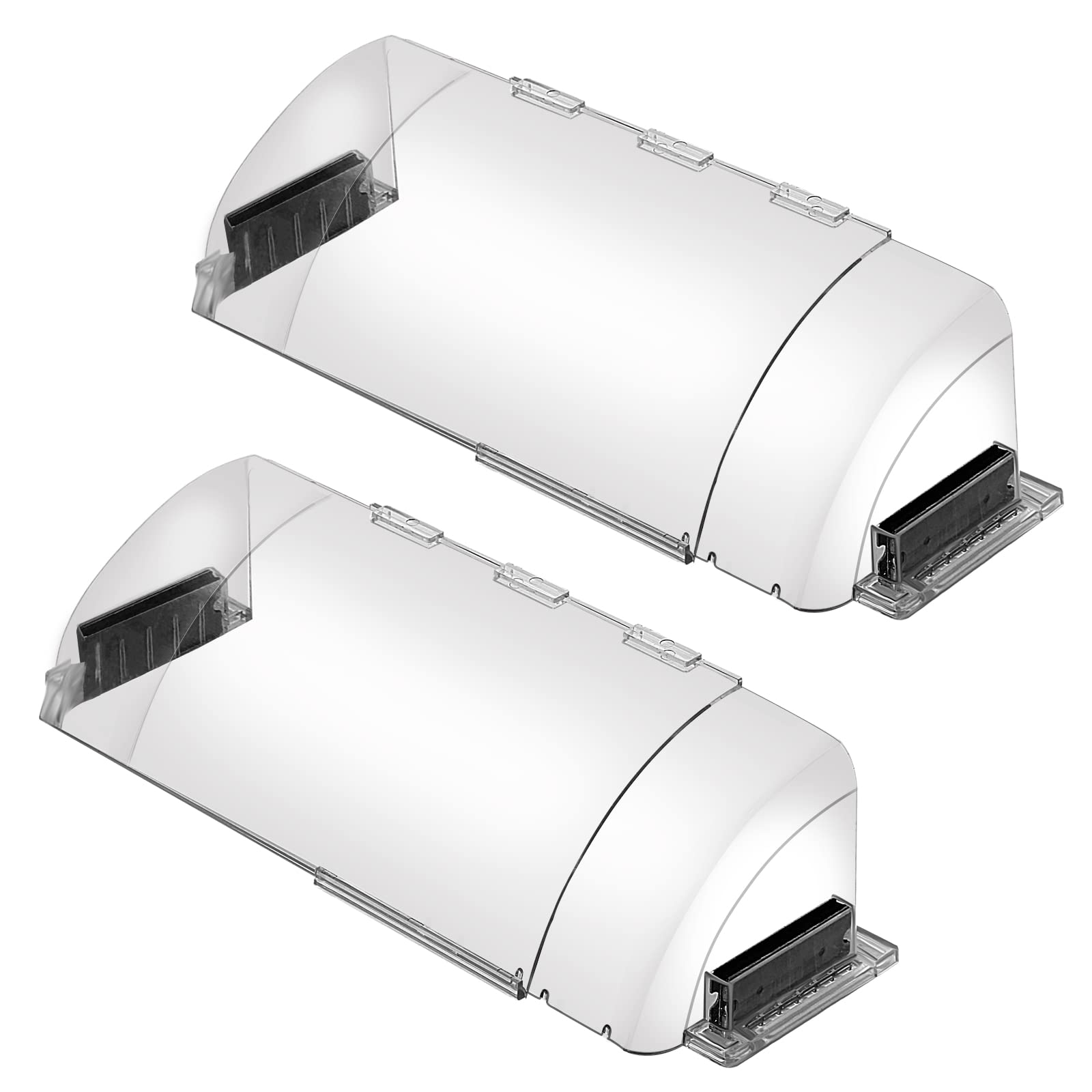 2er-pack Luft- Und Wärmeleitbleche Für Lüftungsgitter, Seitenwand- Und Deckengitter, Verstellbar Von 8,5" Bis 15".