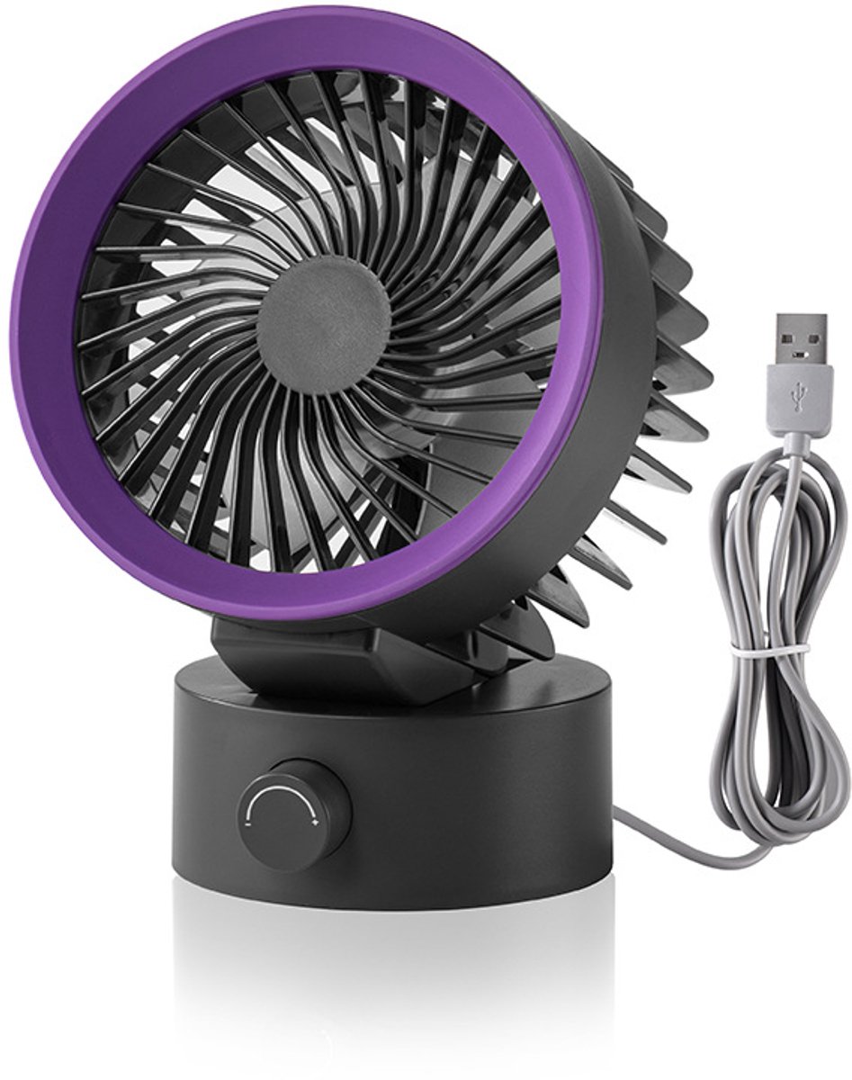 Ventilator – Tischventilator – Handventilator – Miniventilator – Usb-tischventilator – Kleiner Tischventilator – Starker Luftstrom – Stufenlos Regulierbar – Extrem Leise Kühlung – Usb
