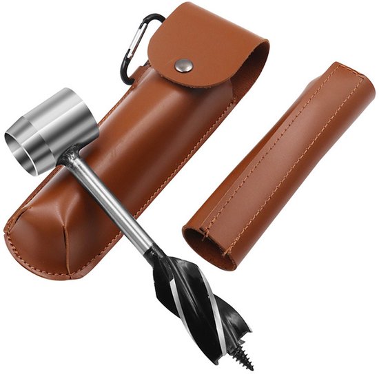 Outdoor-überlebenswerkzeugset, Schraubenschlüssel, Erdbohrer, Handbohrer, Mit Schutzhüllen Und Haken.