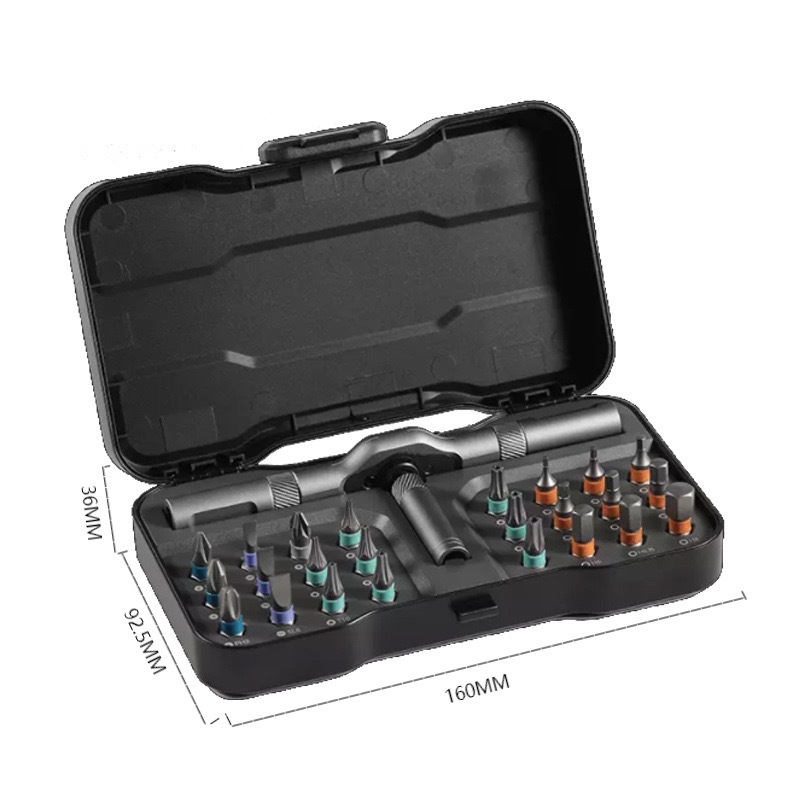 24-in-1 Isoliertes Schraubenset – Diy-ratschen-minischraubendreher-set – Zerlegbarer Präzisionsschraubendreher-satz Zur Selbstmontage