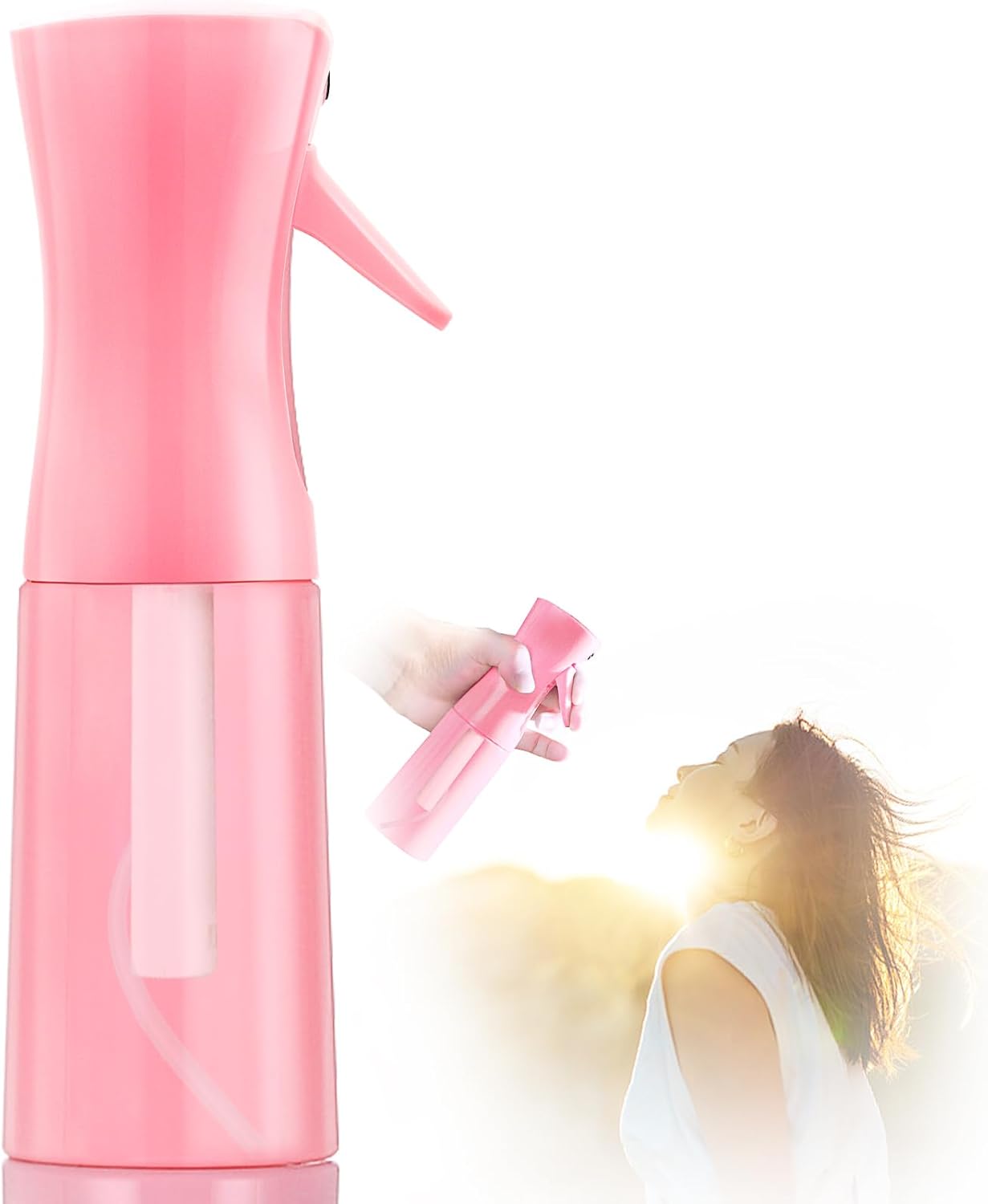 Sprühflasche – Feiner Nebel – Nachfüllbar – Dauersprühflasche – Haarpflege – Hautpflege – Pflanzenpflege – Duschen – Haustiere – Reisen – 200 Ml