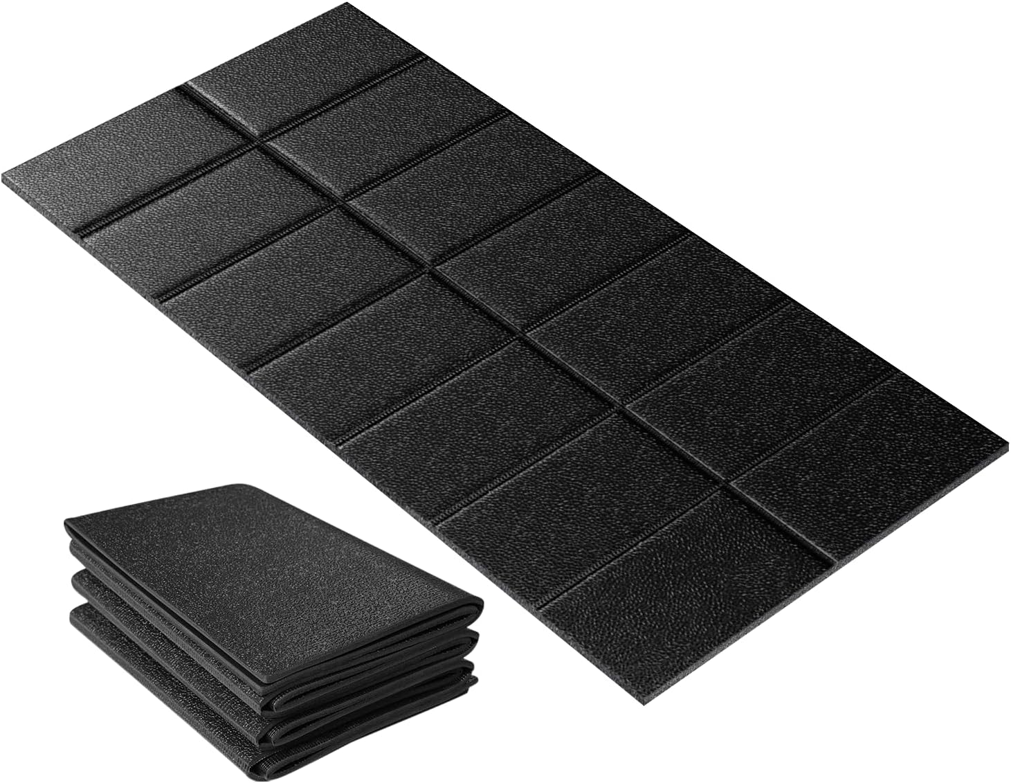 Rutschfeste Teppichmatte Für Hartholzböden, Hochdicht, 0,5 Cm Dick, Faltbar, Schützt Böden, Für Fahrräder, Crosstrainer Und Laufbänder