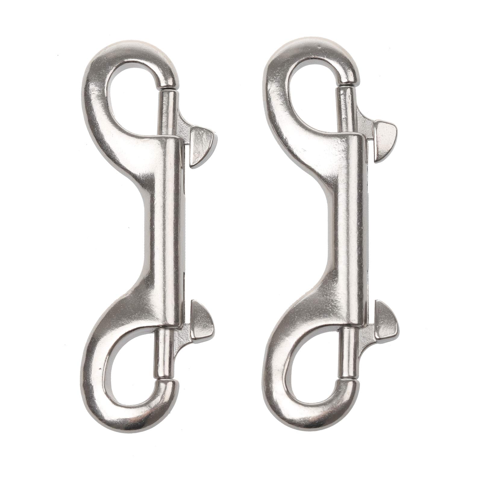 Doppelseitiger Karabiner, 3-1/2 Zoll Großer, Doppelseitiger Tauchclip In Marinequalität, Auslösekettenclip Aus Stahl 316, Eimer, Futtereimer Für Haustiere, Landwirtschaft