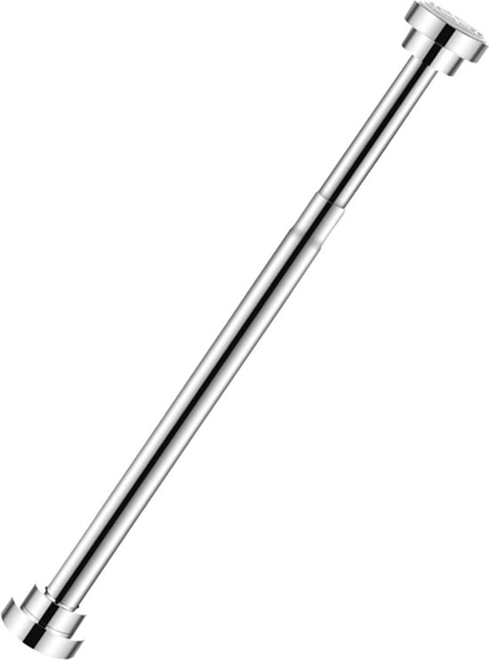 Kleiderbügelstange – 50 Cm, Edelstahl, Silber, Verstellbar, Teleskopierbar (55–85 Cm)