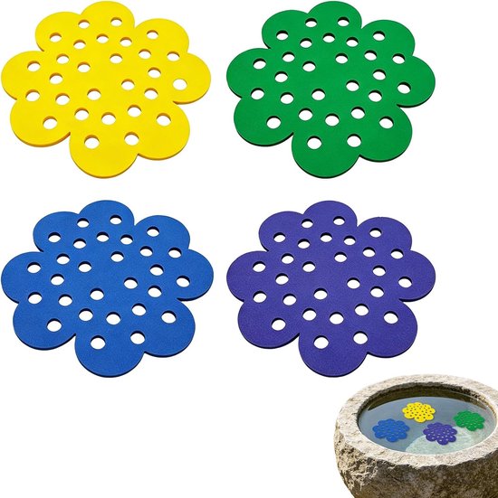 4-teiliges Insekten-wasserstationsset – Gartentränke Mit Schwimmender Insel Für Bienen/schmetterlinge/wespen