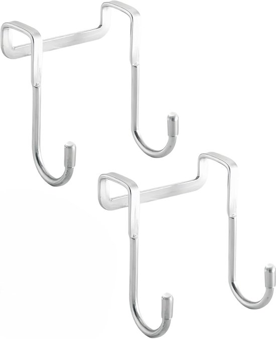 Schrank- Und Kleiderschranktürhaken, Edelstahlhaken Für Handtücher, Taschen Und Kleidung, 2er-pack.