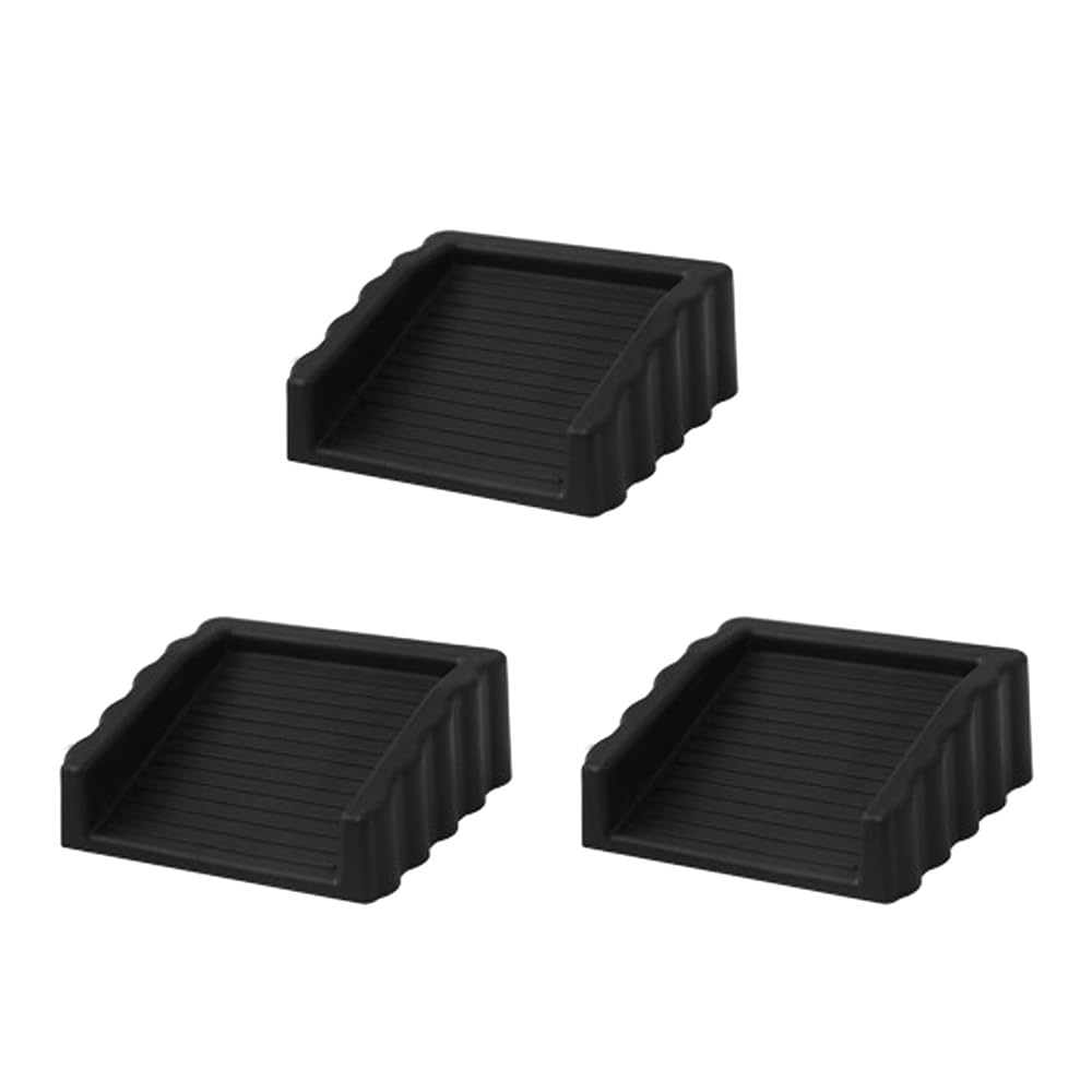 3er-pack, Schwarzer Türkeil, Kleiner Türstopper, Türstopper (schwarz)