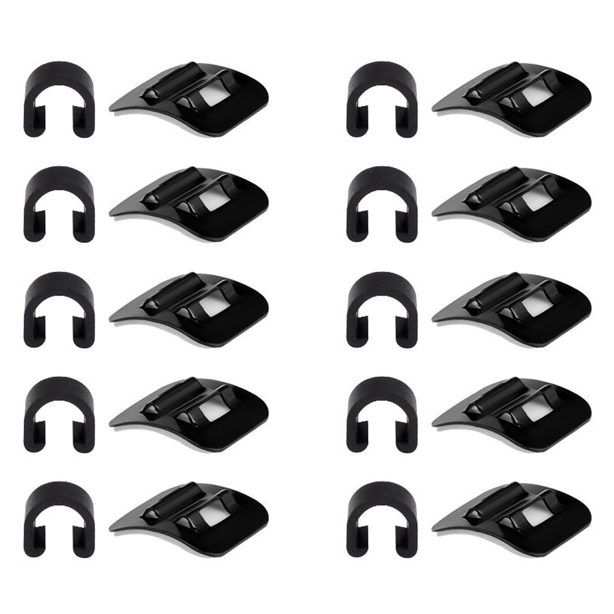 10-teilige C-ring-kabelführung Für Aluminium-c-ring-fahrradrahmen, Geeignet Für Mountainbikes Und Rennräder.