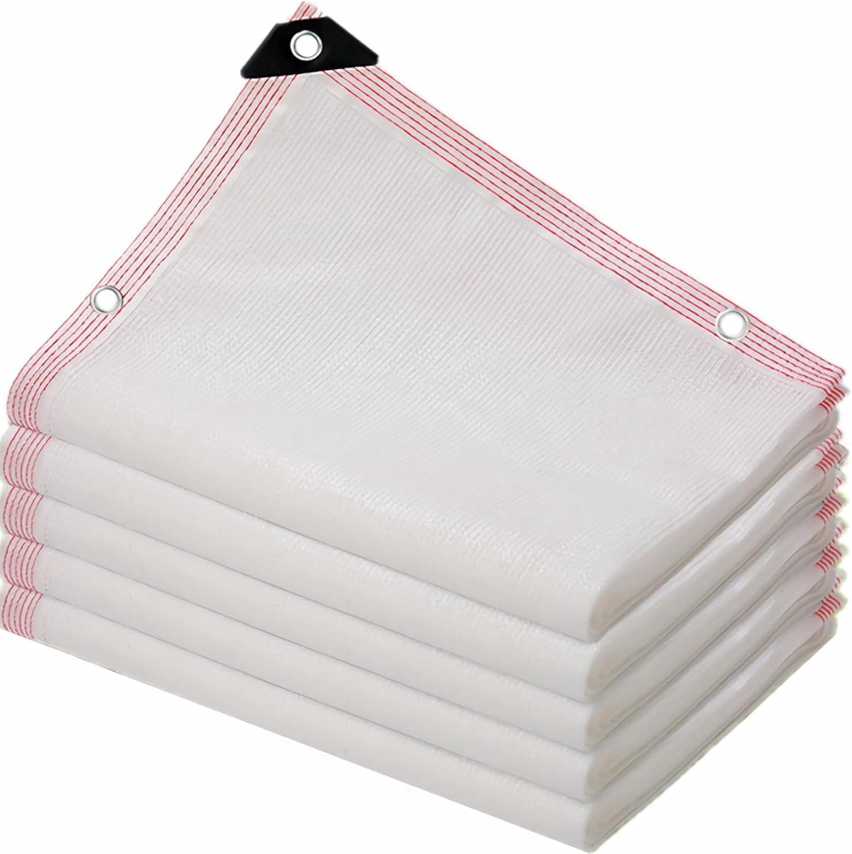 Schattiernetz - Garten-schattiernetz - 2 M X 2 M - Schattiergewebe Mit Ösen - Anti-aging-schattiernetz — 55 % Schattierungsgrad - Wasserdurchlässig &