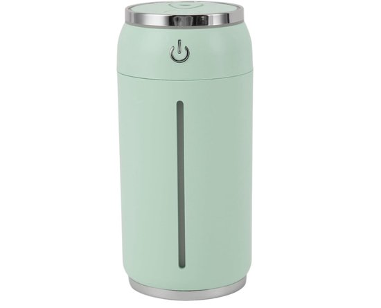 Mini-tragbarer Usb-auto-luftbefeuchter Mit 7-farbiger Beleuchtung, Timer Und Ultraleisem Betrieb (grün, 141x64 Mm).