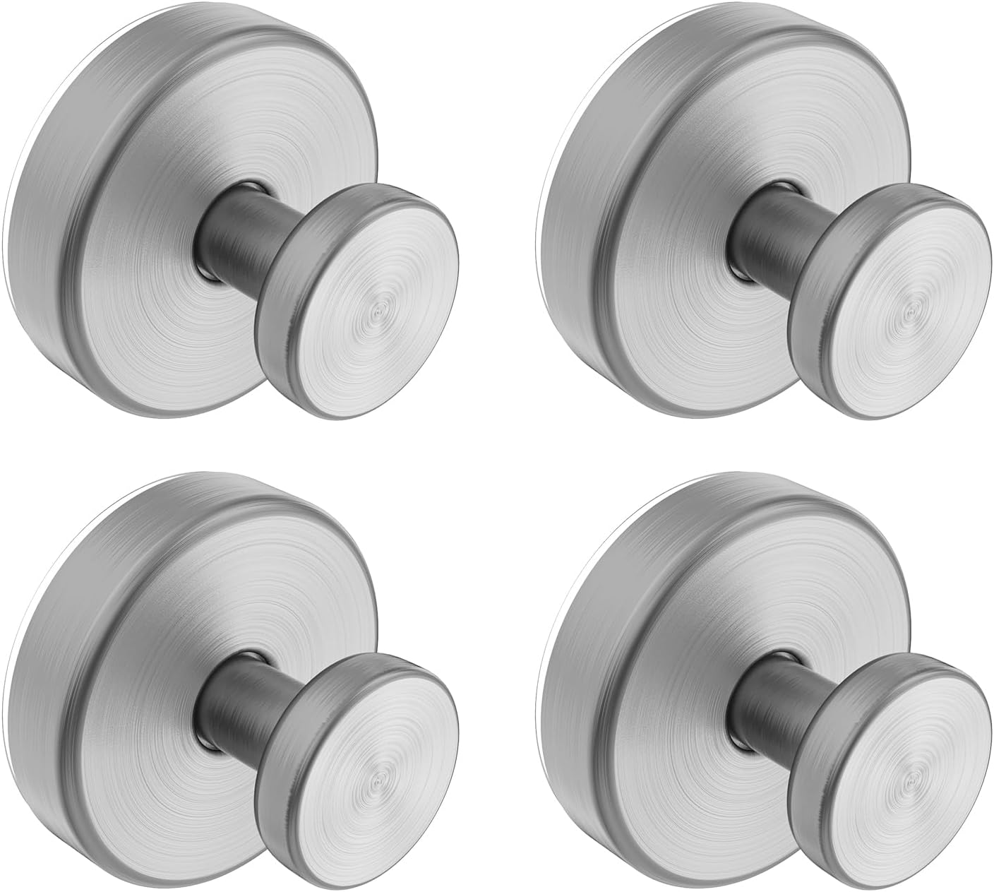 Duschhaken Mit Saugnäpfen, Abnehmbare Handtuchhaken, Geeignet Für Badezimmerfenster Und Glastüren, Bademantelhaken Zum Aufhängen – 4er-pack, Silber