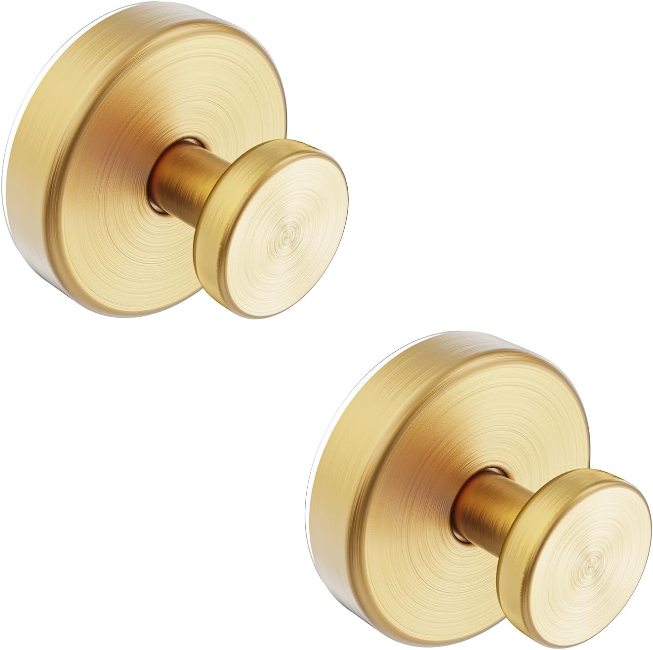 Duschhaken Mit Saugnäpfen, Handtuchhaken Für Badezimmerfenster, Bademantelhaken – 2er-pack, Gold