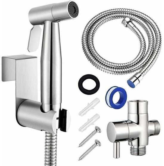 Handbrause Für Bidet-toiletten, Edelstahl-handbrause Für Badezimmer, Zum Reinigen Von Stoffwindeln, Für Die Toilettendusche, Die Toilettenhygiene Und Zum Baden Von Haustieren