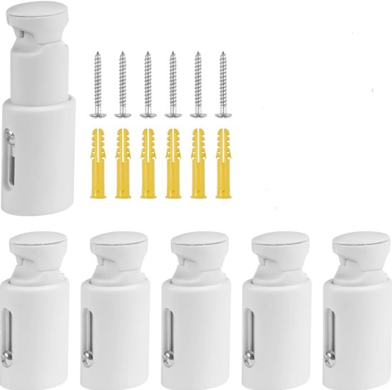 6-teiliges Heizkörper-montageset Für Handtuchhalter – Verstellbar 75–95 Mm