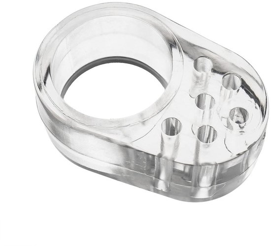 Türgriffstopper (6er-pack) – Transparenter Ring – Pufferpolster – Transparenter Silikon-türstopper – Schützt Die Wand – 1,8 Cm Durchmesser