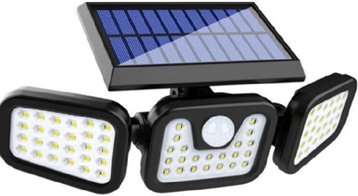 Solarbetriebene Außenwandleuchte Mit Bewegungsmelder, 270° Weitwinkel, 74 Leds, Ip65 Wasserdicht, Für Eingangsbereich
