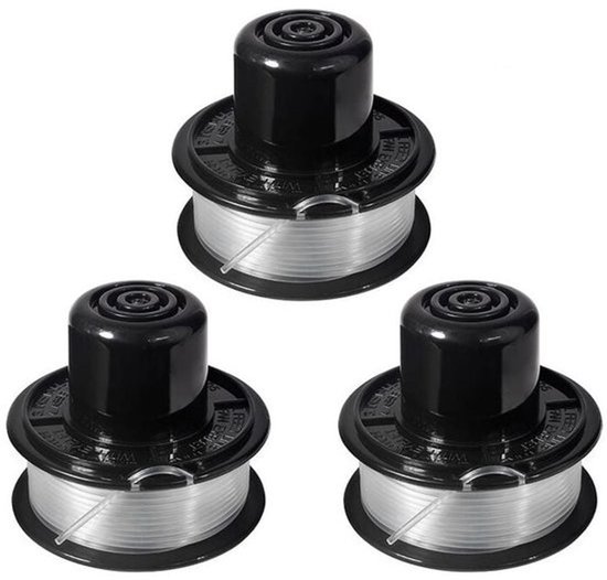 Dreiteilige Rasenmäherspule – Schneidfaden – Spule – Ersatzspule Und Schneidfaden Für Black+decker Gl250/gl310/gl360 Modelle – 11 M X 1,6 Mm