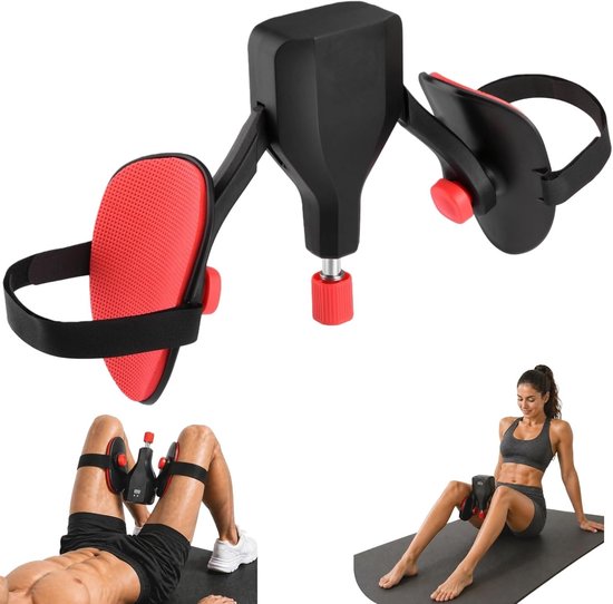 Oberschenkeltrainer Master Für Männer/frauen, Widerstand Von 10-35 Kg, Gesäß-/hüfttrainer, Heimtrainingsgerät (inkl. Widerstandsbänder), Fitness Für