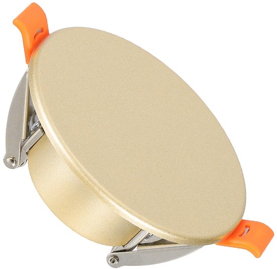 Deckendurchführung – Abs-material – Abnehmbar – Für Den Innen- Und Außenbereich Geeignet – Schrauben Im Lieferumfang Enthalten – Durchmesser 9,4 Cm – Gold