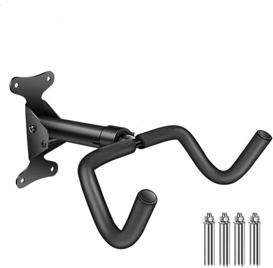 Fahrradständer, Wandfahrradständer, Edelstahl, 30 Kg Tragkraft, Verstellbarer Lenkwinkel, Teleskopierbarer Wandfahrradständer
