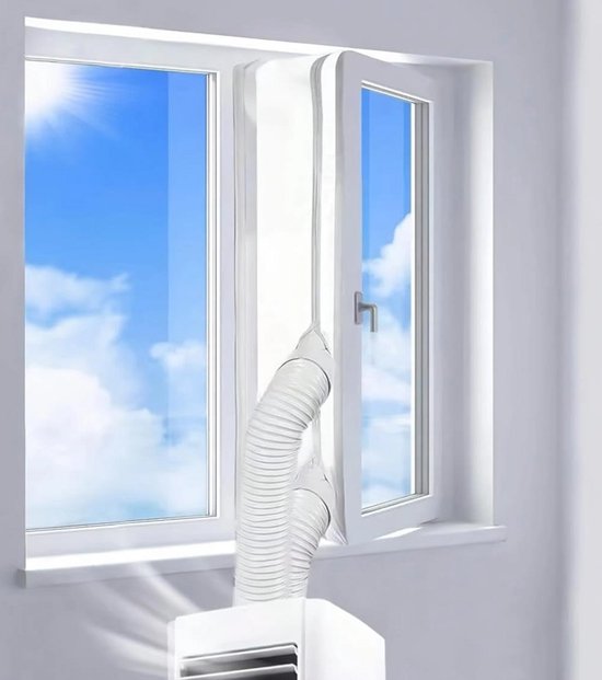 Tragbares Klimaanlagen-fensterdichtungsset – 500 Cm – Klettverschluss/universell – Einfache Montage
